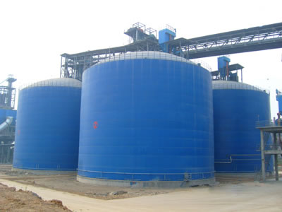 塔河水泥钢板库改造