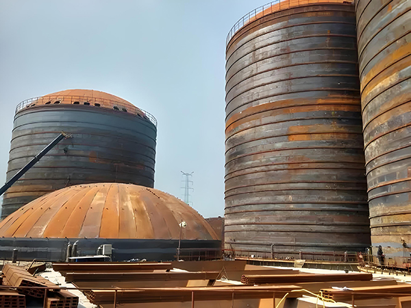 塔河焦粉钢板仓